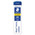 Carton of 12 fine HB Staedtler Mars Micro Carbon 250 0.3 mm -