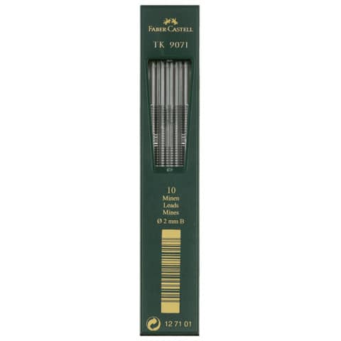 Faber-Castell TK 9071 10-pack of B mines 2 mm -