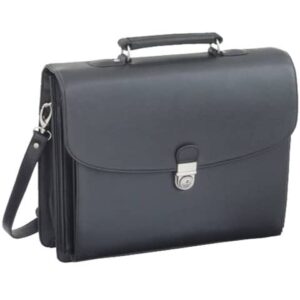 Valigetta ventiquattrore Alassio FORTE in ecopelle 40x15x32 cm nero