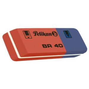 Gomma BR40 Pelikan blu/rosso