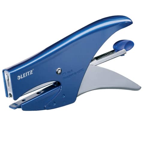 Cucitrice fino a 15 fogli Leitz 5547 WOW blu metallizzato