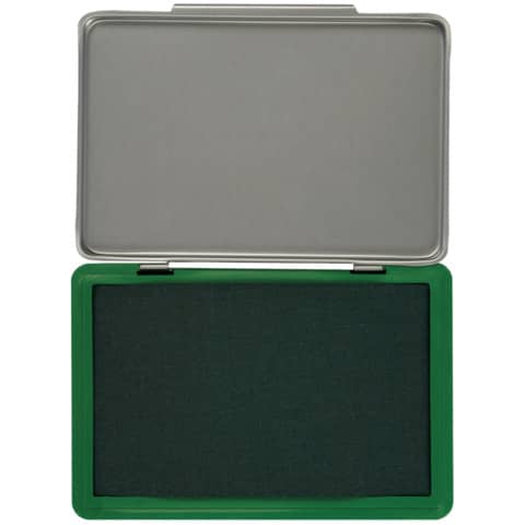Cuscinetto per timbri Q-Connect 11x7 cm verde