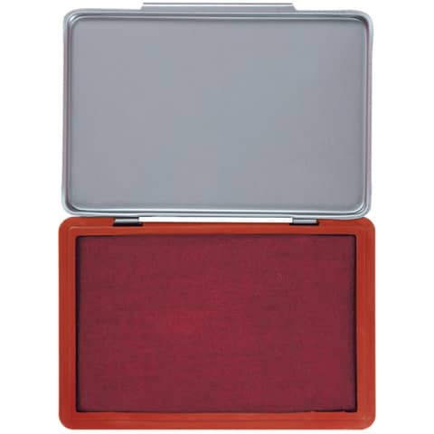 Cuscinetto per timbri Q-Connect 11x7 cm rosso