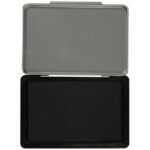 Cuscinetto per timbri Q-Connect 11x7 cm nero