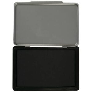 Cuscinetto per timbri Q-Connect 11x7 cm nero