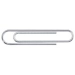 Fermagli Q-Connect filo d'acciaio nichelato 77 mm