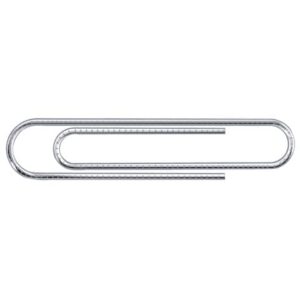 Fermagli Q-Connect filo d'acciaio nichelato 77 mm