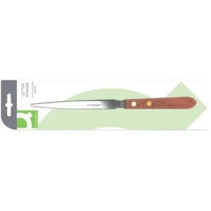 Q-Connect letter opener steel/wood 21.5 cm