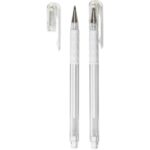 Pentel Gel Hybrid grip rollerball pen Luna 0.8 mm white