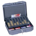 Cassetta portavalori DURABLE EUROBOXX® metallo antracite/grigio 35,2x27,6x12 cm