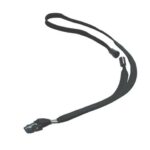 Lanyard for DURABLE badge holder black fabric 10mm x