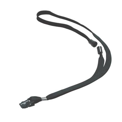 Lanyard for DURABLE badge holder black fabric 10mm x