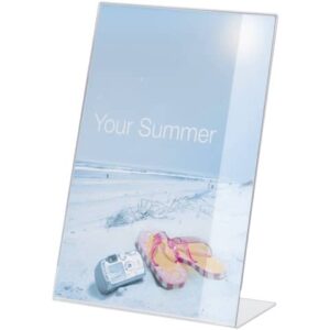 DURABLE acrylic A4 tabletop display stand