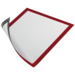 Cornici con pannello magnetico DURABLE DURAFRAME® MAGNETIC A4 PVC rigido rosso