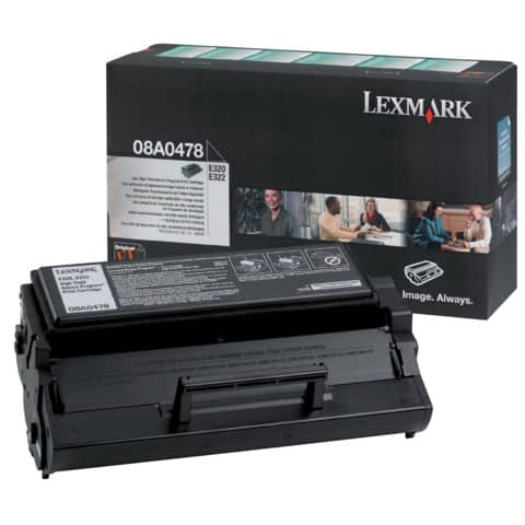 Toner alta resa return program Lexmark nero