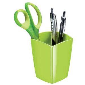 Portapenne CepPro Gloss CEP in polistirolo con 2 scomparti verde anice