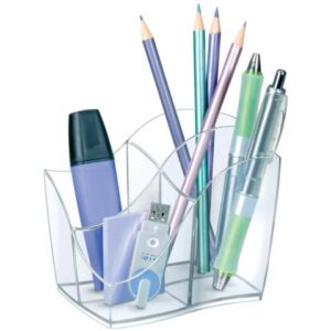 Organizer Ellypse CEP in polistirolo con 4 scomparti trasparente 11,8x8,9x9,8 cm