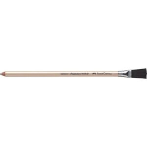 Gomma a penna Faber-Castell Perfection 7058-B con spazzolino per dattilo bianca