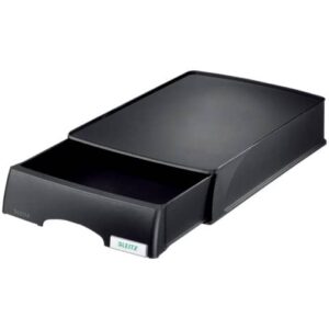Cassetto componibile Leitz PLUS in polistirolo A4 nero 25,5x37,6x7 cm