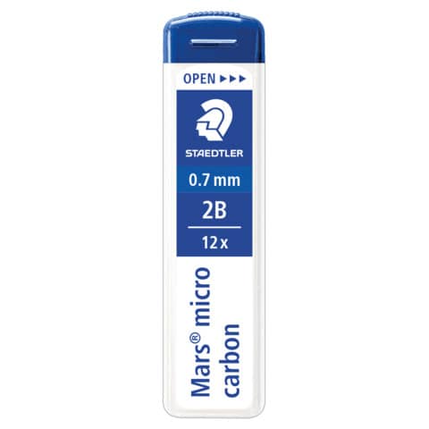 Case 12 fine 2B Staedtler Mars® Micro Carbon leads