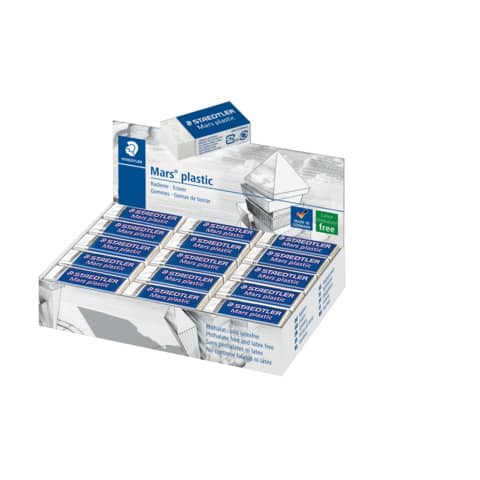 Gomma Staedtler Mars plastic 526 53 bianca mini