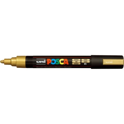 Tempera marker POSCA Uni-Ball round tip 1.8-2.5 mm gold
