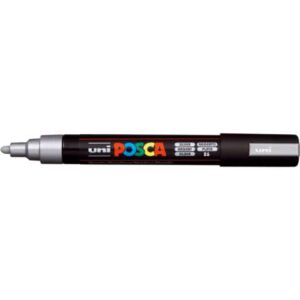 Tempera marker POSCA Uni-Ball round tip 1.8-2.5 mm silver