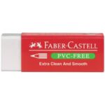 Faber-Castell eraser 7095-20 for white pencil with sleeve