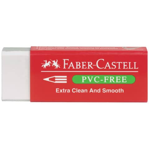 Faber-Castell eraser 7095-20 for white pencil with sleeve