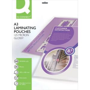 Pouches per plastificatrici Q-Connect 303x426 mm finitura lucida -
