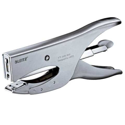 Cucitrice a pinza max 40 fogli Leitz 5549 grigio metallizzato satinato