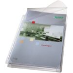 Buste a soffietto con lembo di chiusura Leitz in PVC A4 trasparente