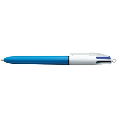 Penna a sfera a scatto BIC 4 Colours M 1 mm assortiti