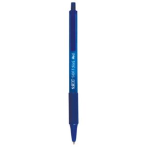 Penna a sfera a scatto BIC SoftFeel Clic Grip M 1 mm blu
