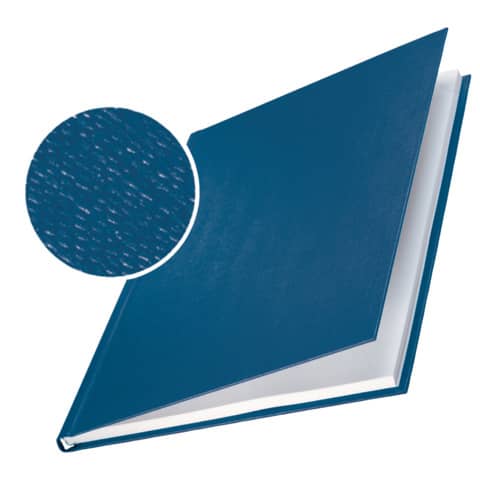 Copertina rigida 36-70 fogli Leitz impressBIND in cartone con dorso da 7 mm