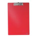 Portablocco con clip Esselte Standard cartoncino/polipropilene rosso