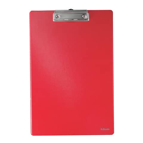 Portablocco con clip Esselte Standard cartoncino/polipropilene rosso