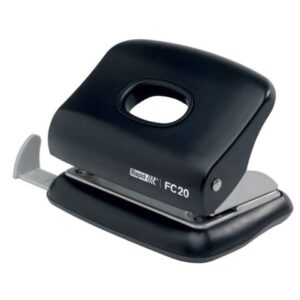 Perforatore a 2 fori Rapid FC20 Fashion 20 fogli nero