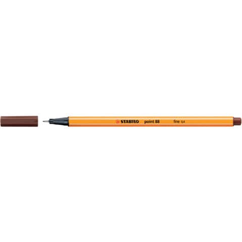 Fineliner Stabilo Point 88® 0,4 mm bruno