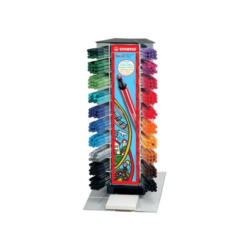 Espositore 240 pennarelli Stabilo Pen 68 tratto 1 mm assortiti