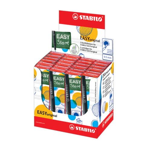 Refill per penna Stabilo Easy Start conf. 3 pezzi blu -