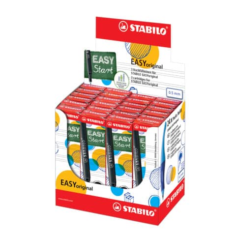 Refill for Stabilo Easy Start pen 3 pcs. black -