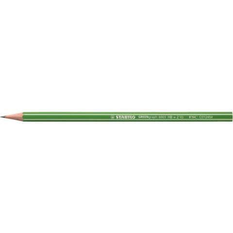 Matite senza gommino Stabilo GREENgraph HB
