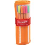 Fineliner Stabilo Point 88 0,4 mm assortiti 25 colori standard + 5 Neon