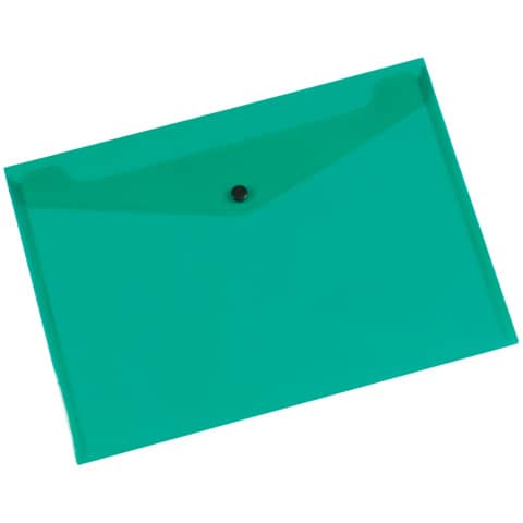 Portadocumenti con bottone Q-Connect A4+ ppl verde