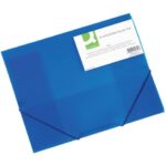 3-flap folder Q-Connect A4 ppl 3 cm spine blue