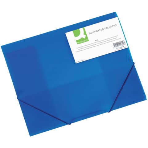 3-flap folder Q-Connect A4 ppl 3 cm spine blue