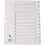 Numeric divider Q-Connect white 22,5x29,7 cm ppl 1-31