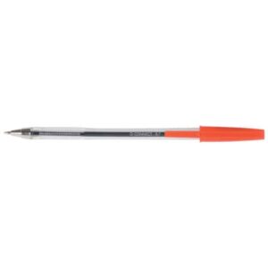 Penna a sfera Q-Connect tratto M - rosso