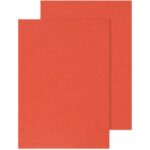 Copertina per rilegatura Q-Connect A4 250 g/m² rosso goffrato